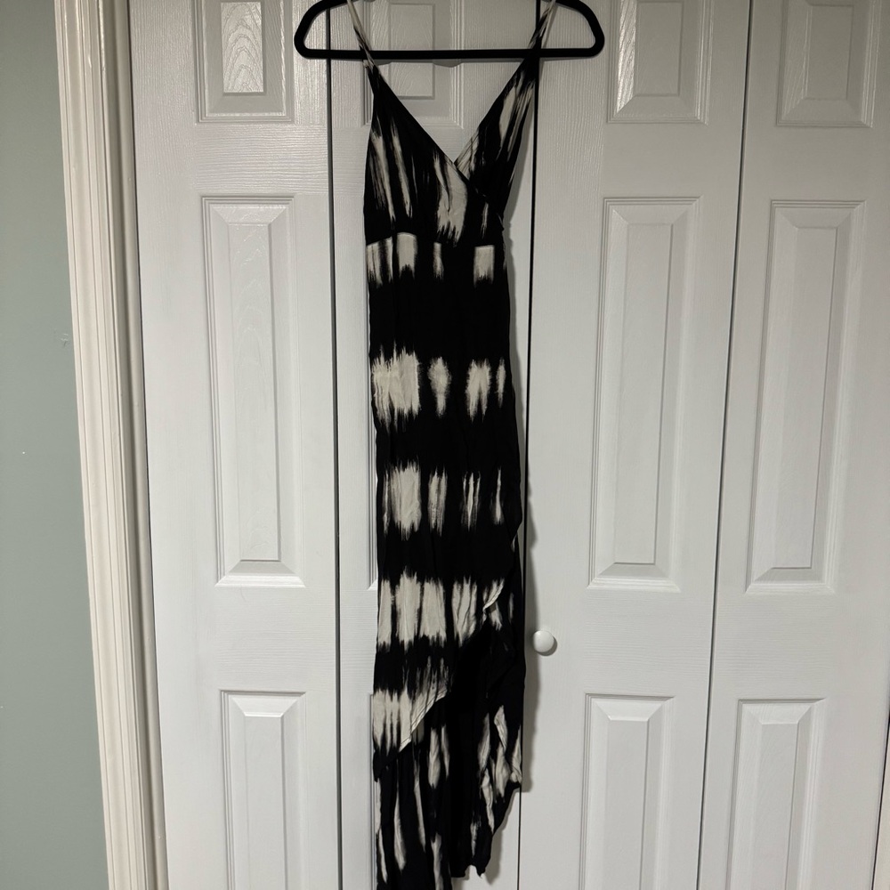Japna Asymmetrical Wrap Maxi Dress